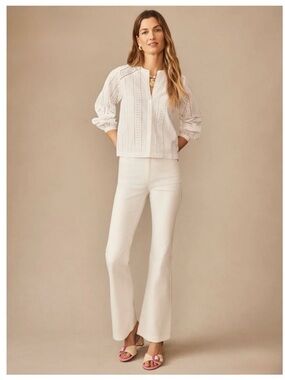 J. McLaughlin Cream Domino Jeans